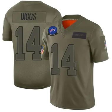 NFL_Jerseys Jersey Buffalo''Bills''Men #14 Stefon Diggs 17 Josh Allen 11  Cole Beasley Custom ''NFL''Olive Salute To Service Limited Jersey 