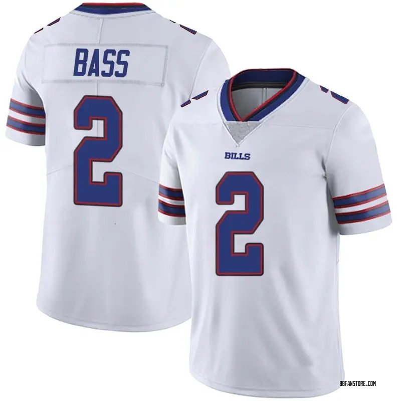 Men's Tyler Bass Buffalo Bills Color Rush Vapor Untouchable Jersey -  Limited White - Buffalo Store